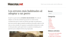Desktop Screenshot of mascotas.net
